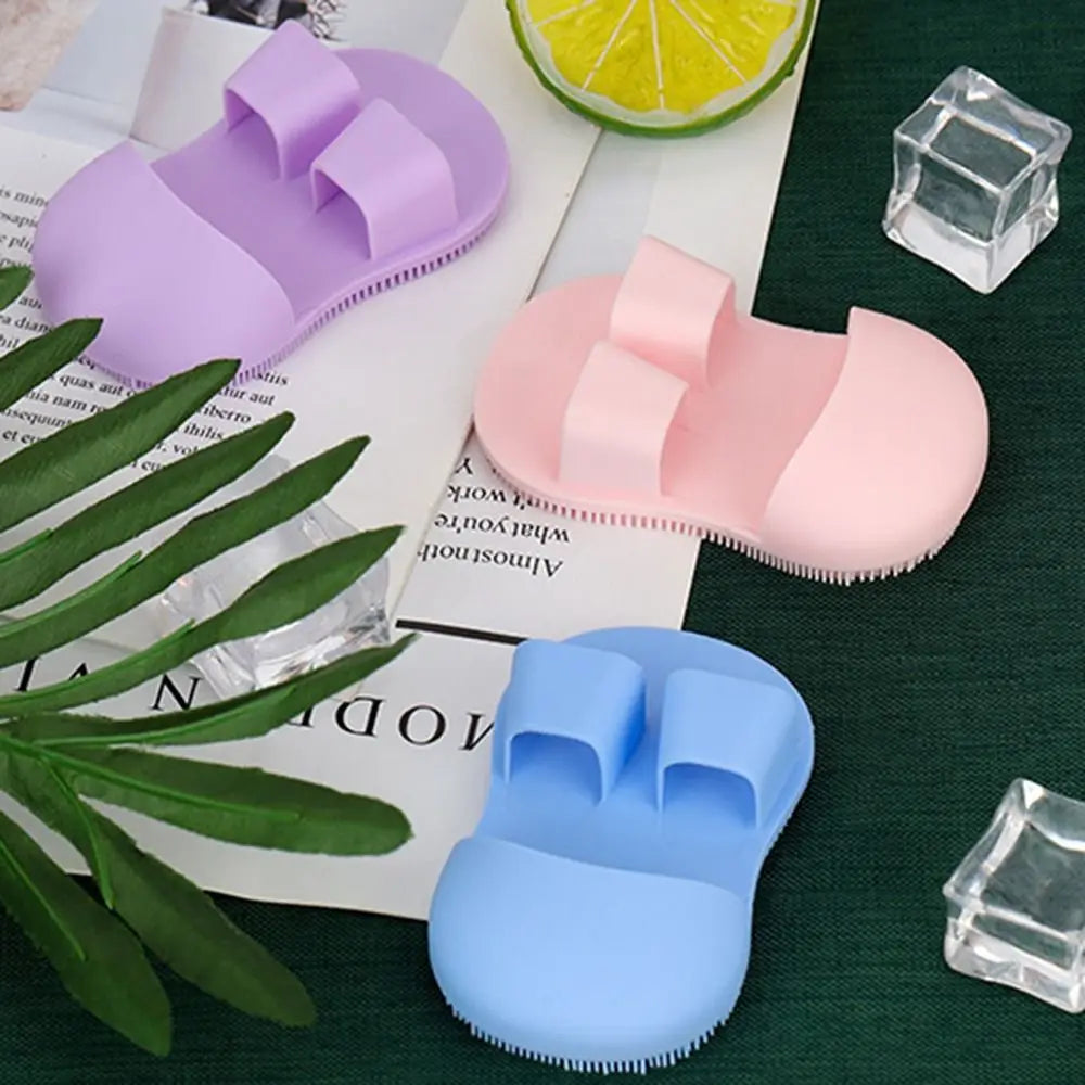 Soft Silicone Cleansing Brush Skincare Skin-friendly Face Cleansing Brush Blackhead Removal Dead Skin Removal Washing Pad Girl