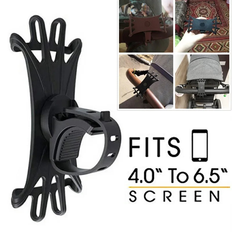 1-Pack Silicone Phone Stand - Super Bowl Party Hands-Free Viewing Holder for Snack Proof Binge Watching