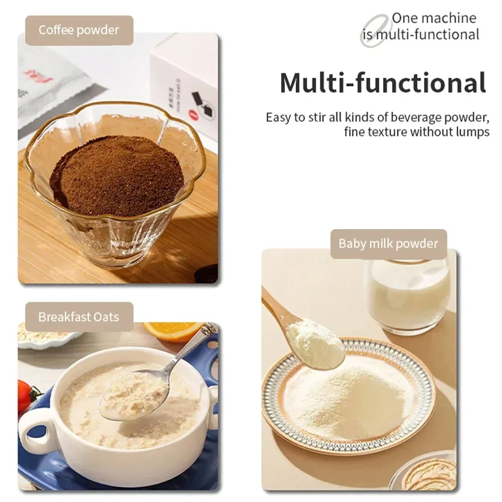 Automatisk selvrørende magnetisk krus – Smart kopp i rustfritt stål med LCD-skjerm