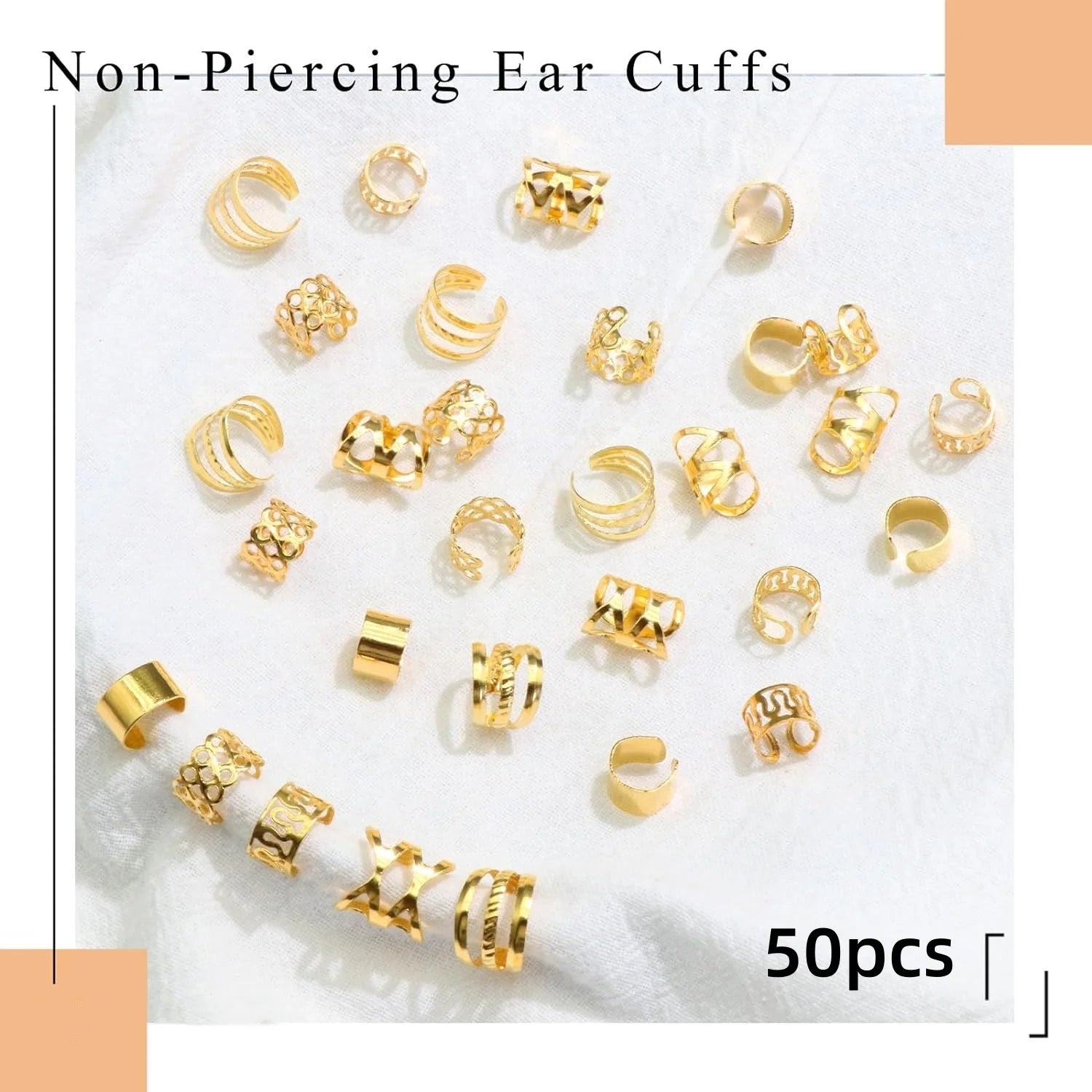 Set de Joyas para Trenzas (50 Piezas)