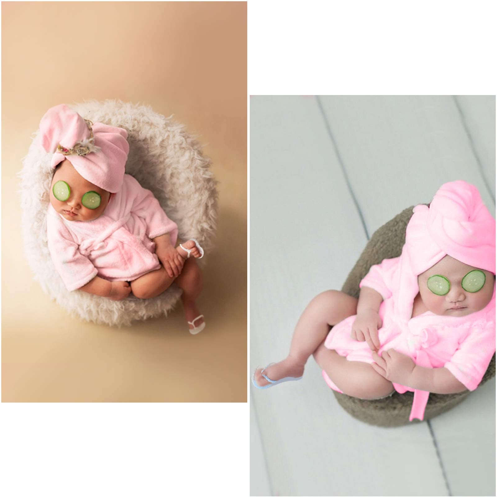 Accesorios de fotografía para recién nacidos, batas, trajes, accesorios para sesión de fotos de bebés, batas, disfraces, toallas de baño para niñas, juegos de disfraces