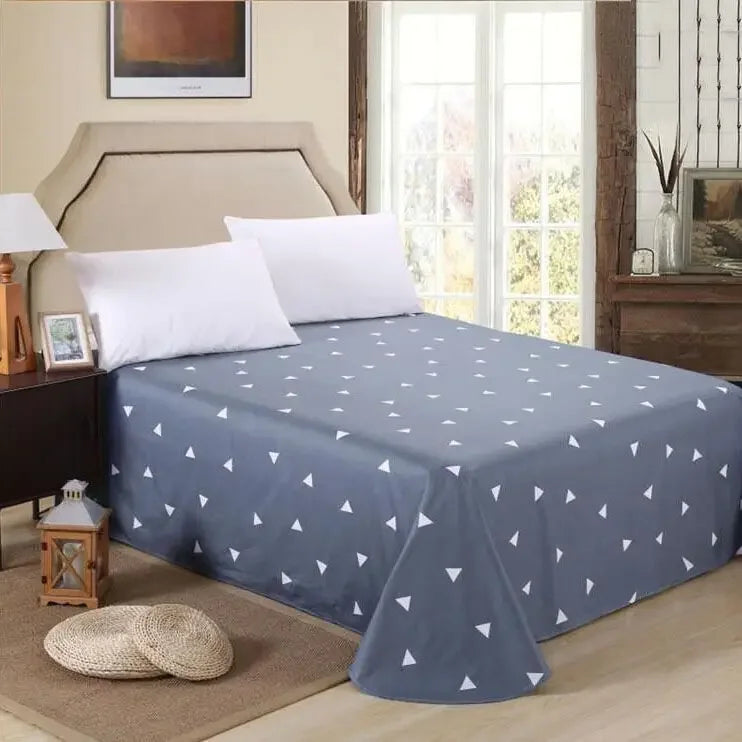 Bohemsk sengetøysett - 400TC middelhavsbomull med falmebestandig fargestoff for sovesalens nødvendigheter