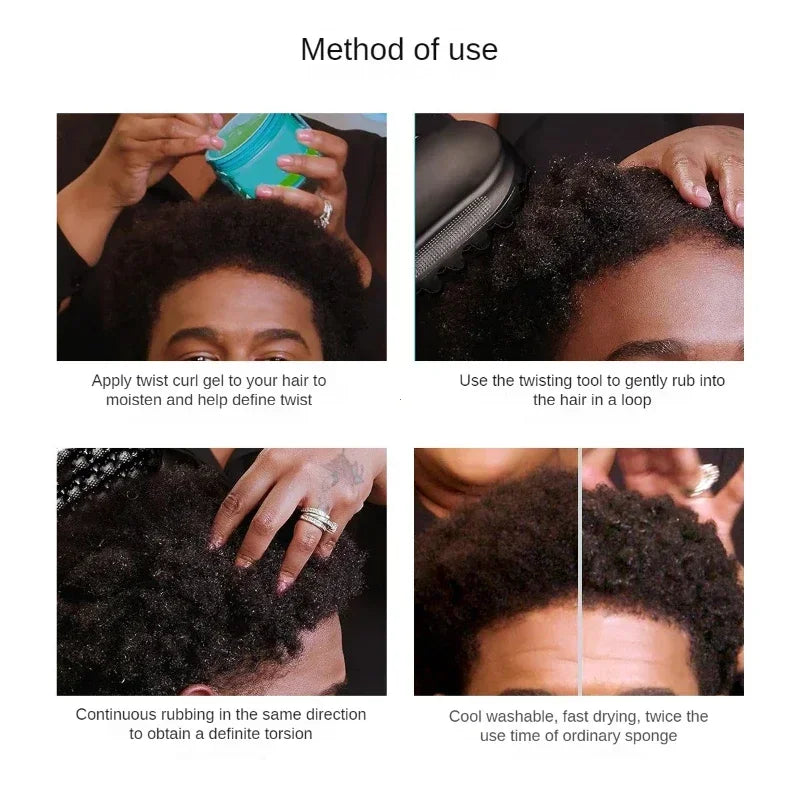 Hot Sale Portable Silicone Hair Brush Washable Durable Rubber Curly Brush Hair Beauty Dirty Braided Curly Hair Men Cleaning Tool