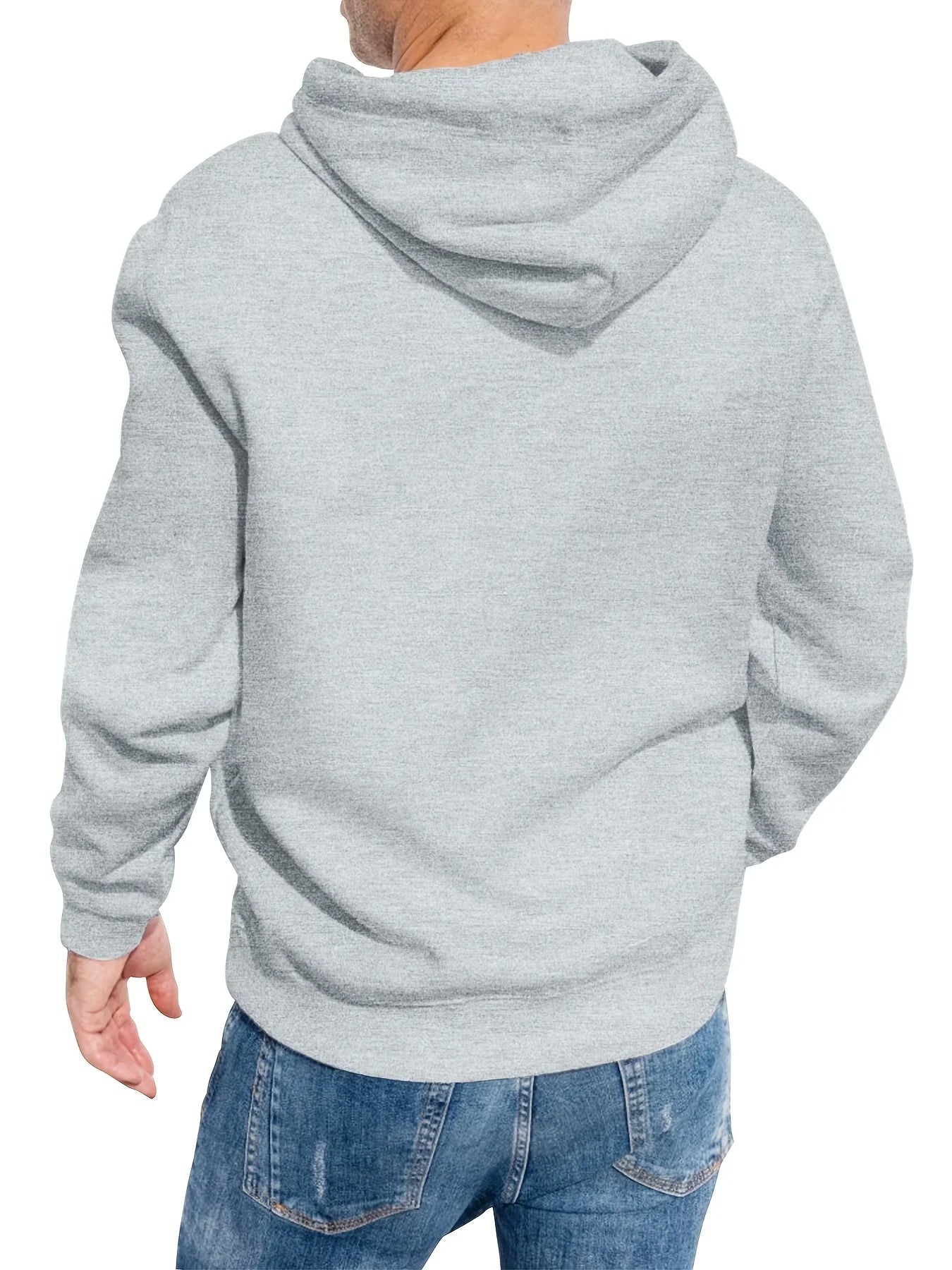 Paris printed hoodie for men's casual autumn and winter, minimalist hoodie, new spring and autumn hoodie