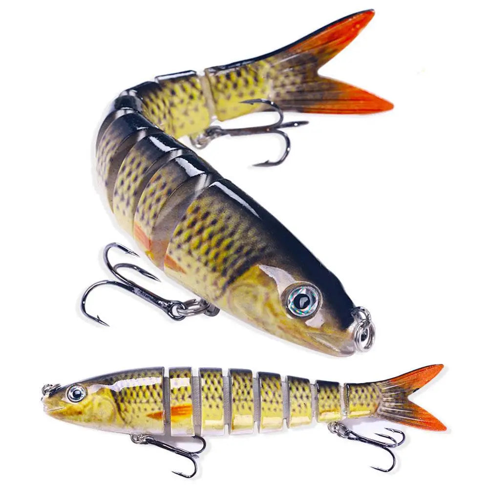 Señuelos de pesca de agua dulce y salada, Señuelos realistas de jurel y trucha, Señuelos de lubina de hundimiento lento, Equipo de pesca para la pesca en familia