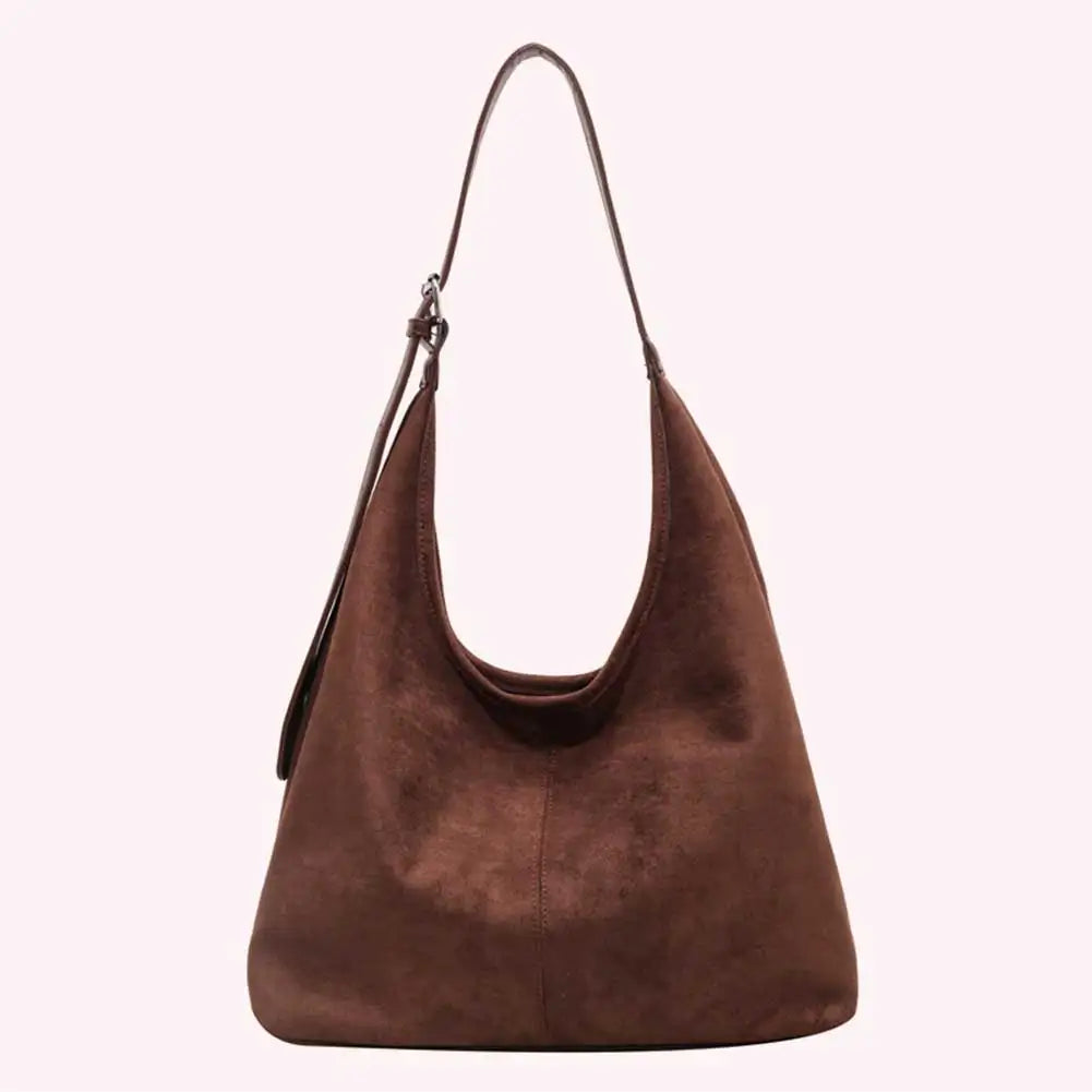 Suede Hobo Tote