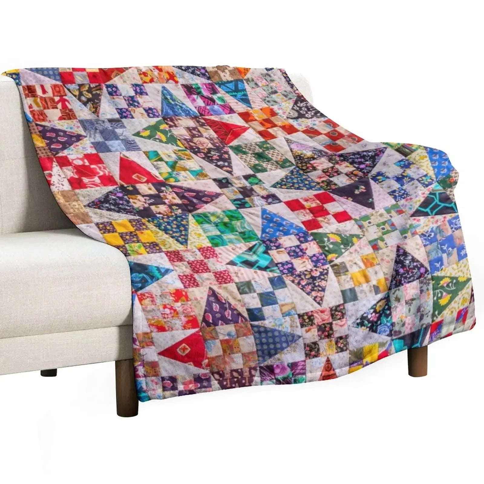 patchwork Throw Blanket throw blanket for sofa bed plaid Bed Fashionable Blanket