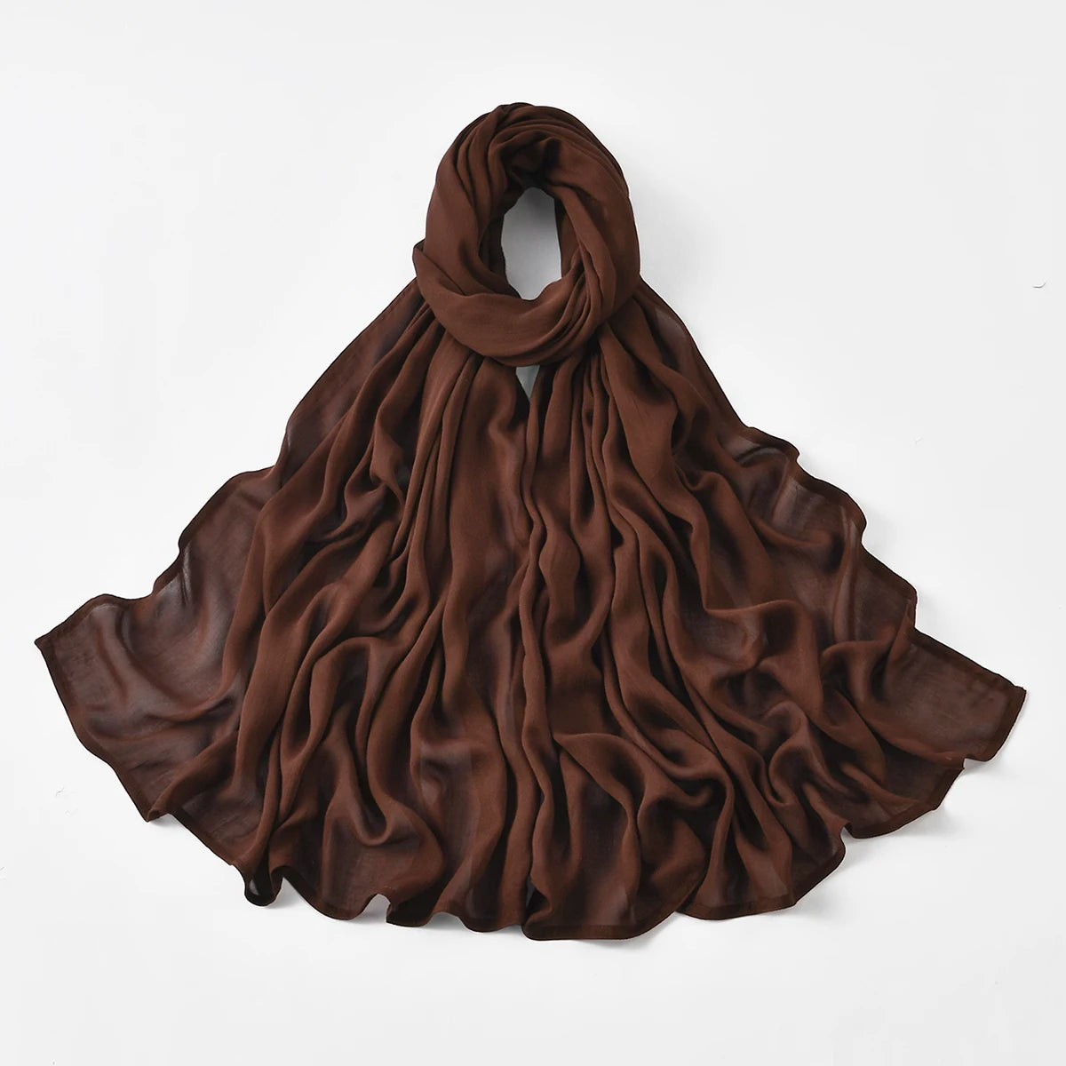 Hijabs musulmanes para mujer, pañuelos finos lisos, chales para mujer musulmana, pañuelo suave de viscosa y rayón, turbante islámico, diadema de 200x85cm