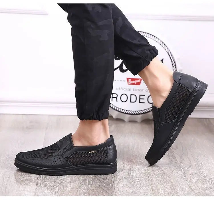 Zapatillas casuales de verano 2025 para hombre, de malla transpirable con suela gruesa, asequibles y con envío gratis