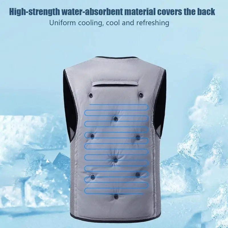 Cooling Vests For Adults Cooling Vest For Men For Hot Weather Reusable Unisex Adult Apparel For Workout Cycling Running Outdoor
