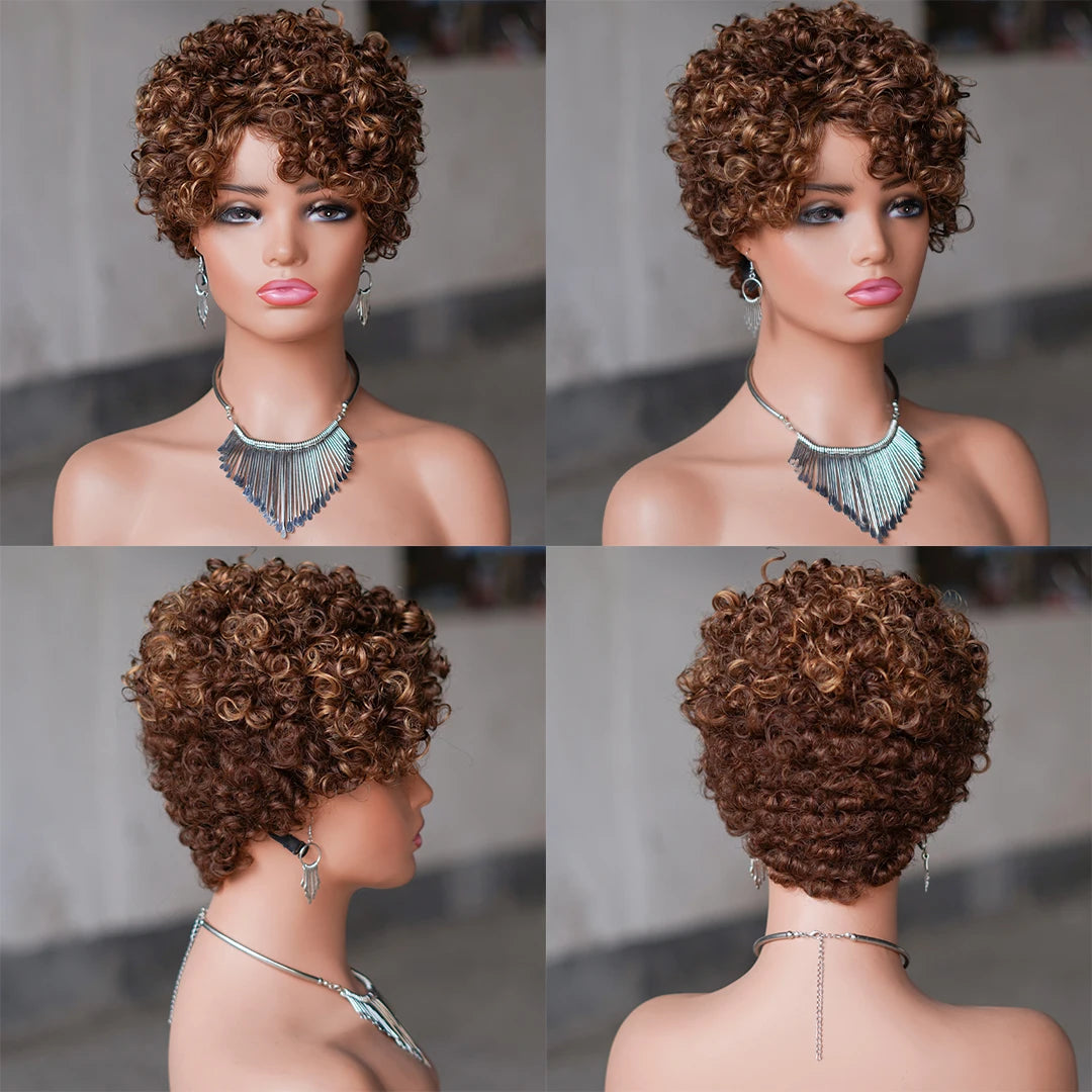 Curly Pixie Cut Wig