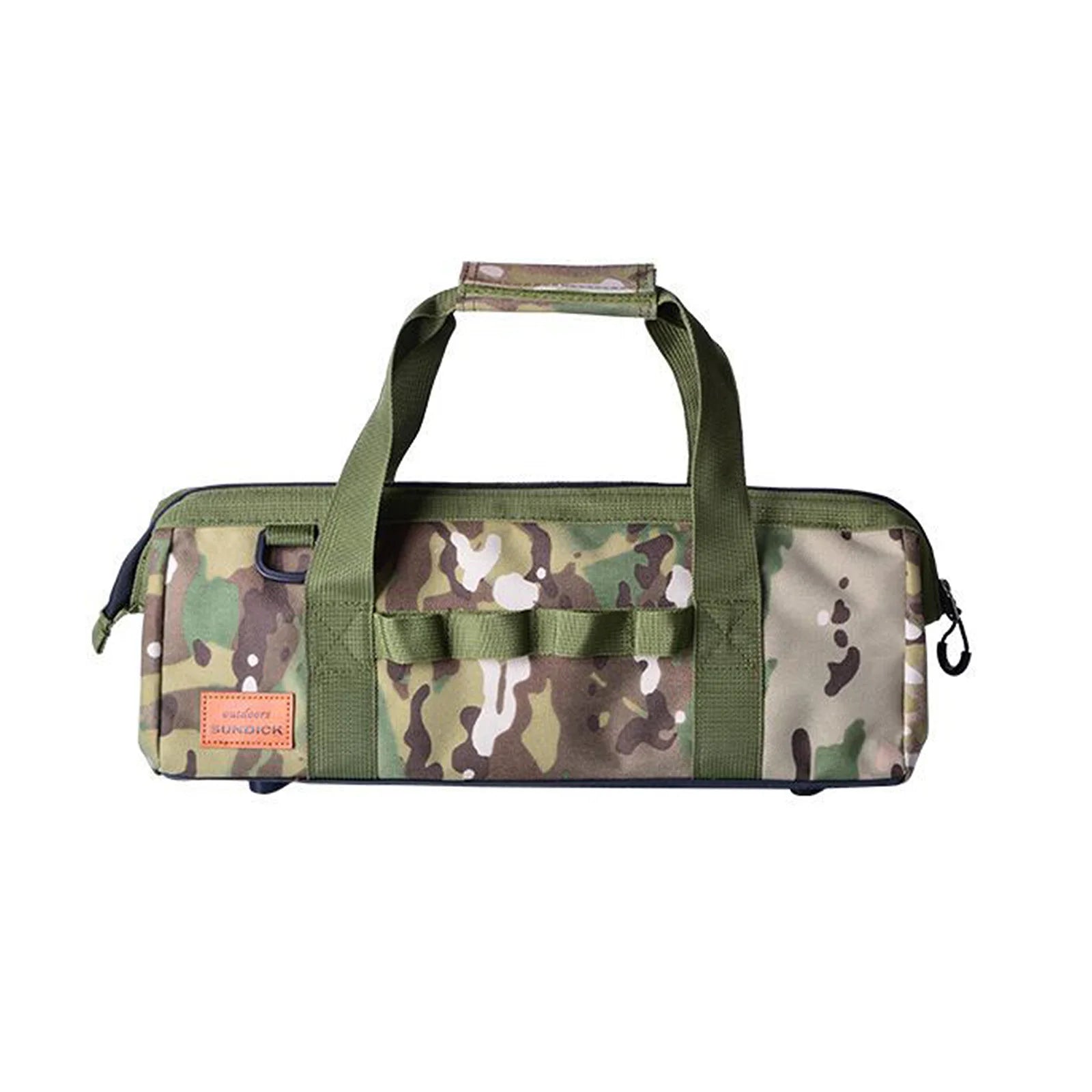 Bolsa de herramientas para camping, gran capacidad, boca ancha, bolsa de almacenamiento, bolsa de equipo resistente al agua