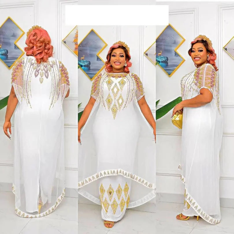 Customized African Dresses for Women Traditional Africa Clothes Dashiki Ankara Outfit Gown Kaftan Muslim Wedding Party Long Dres