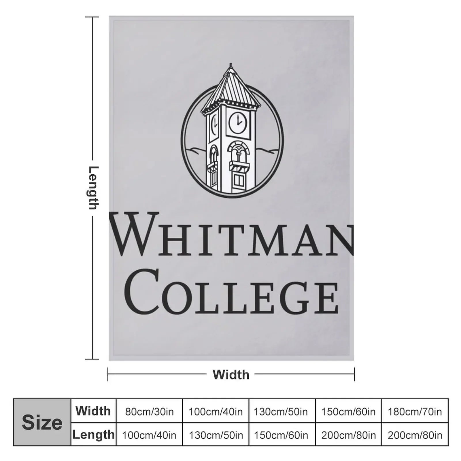 Whit College Throw Blanket Heavy Blanket cosplay anime Luxury Throw Blanket