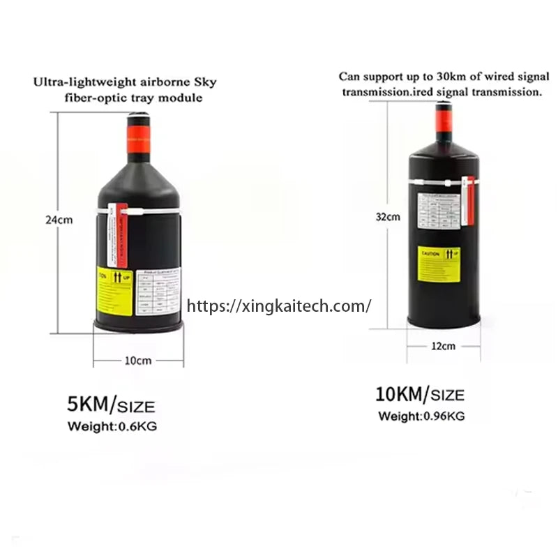 FPV Drone Optical Fiber Kit Fiber 3km 5km 10km 20km 30km Fibre Optic Image Data Module Optical Communication Anti-Interference