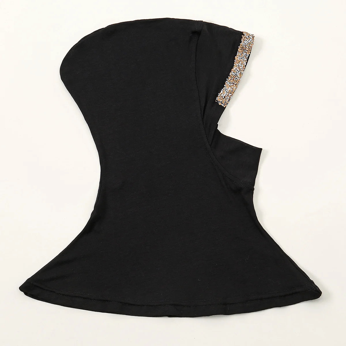 Hijabs de diamantes de imitación brillantes, gorro interior musulmán de cuello completo, pañuelo de mujer, turbante, gorro de señora, sombrero islámico, gorro con diseño de diamante único