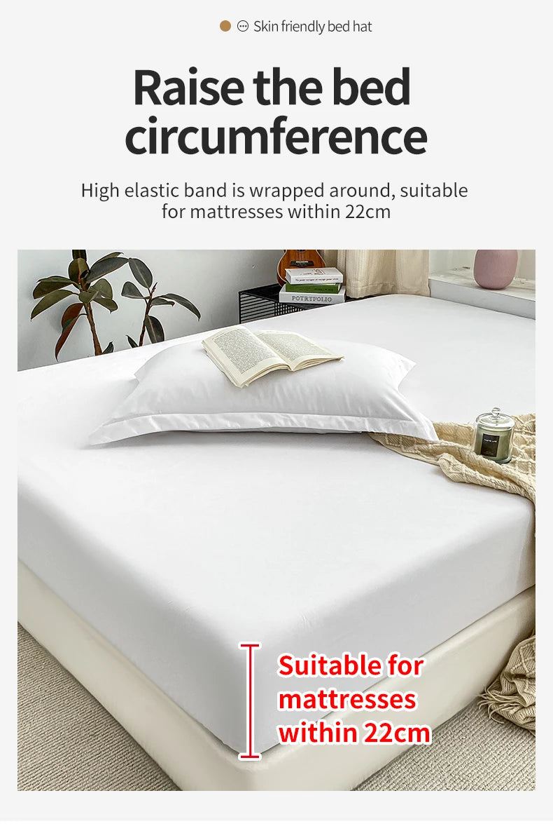 Double Bed Sheets Couple Elastic Fitted Sheet  Microfiber  Ultra-Soft Hotel Luxury Mattresses cover Queen single king Size