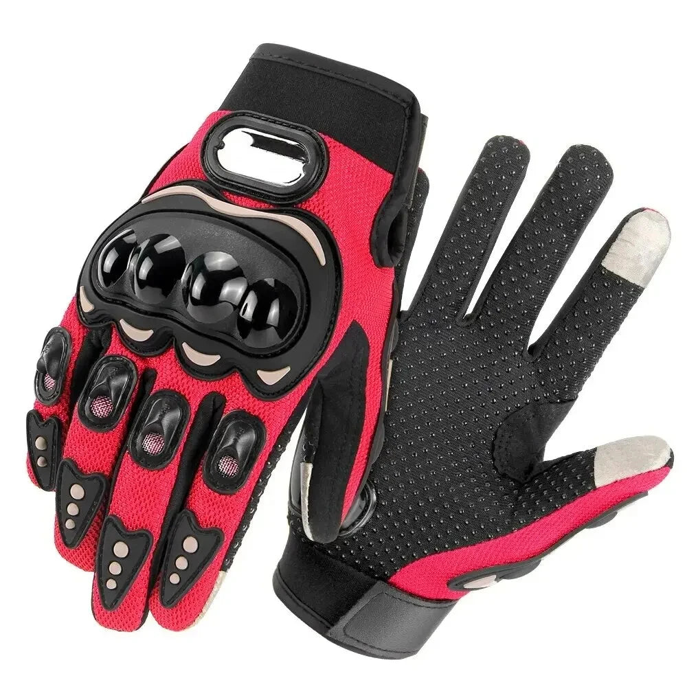 Summer Full Finger Motorcycle Gloves Men Breathable Touch Screen Motorbike Motocross Moto Biker Gloves Motorcycle Accessories