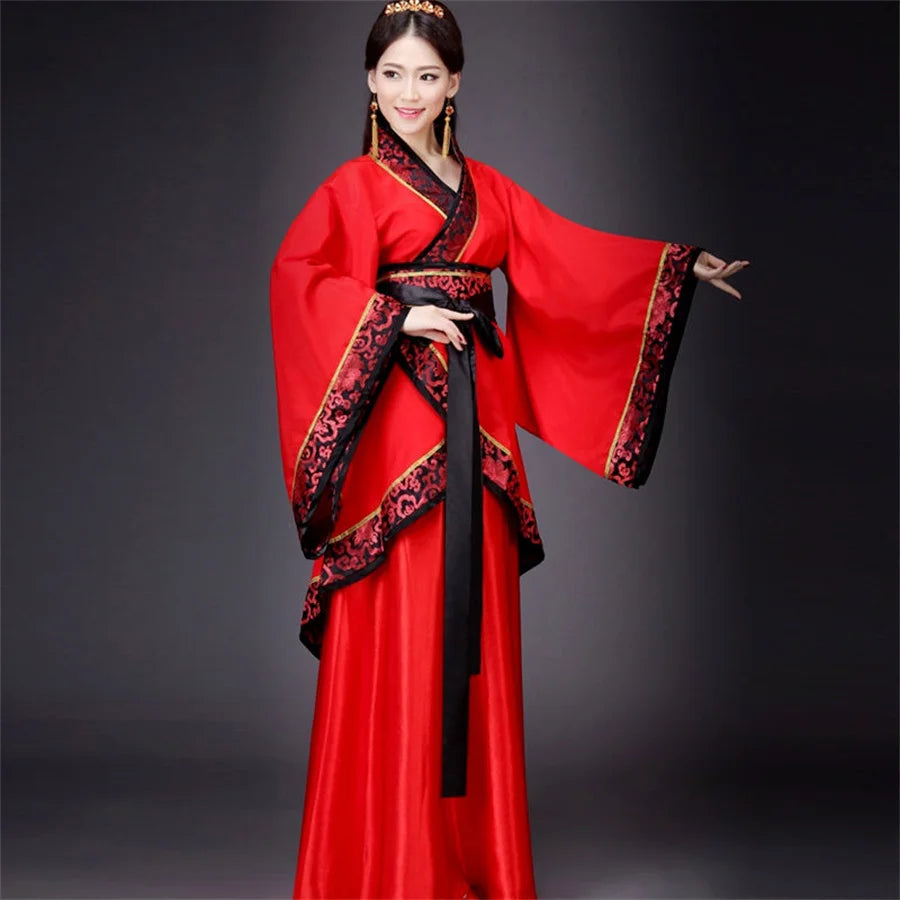New Woman Stage Dance Dress Chinese Traditional Costumes New Year Adult Tang Suit Performance Hanfu Female Cheongsam