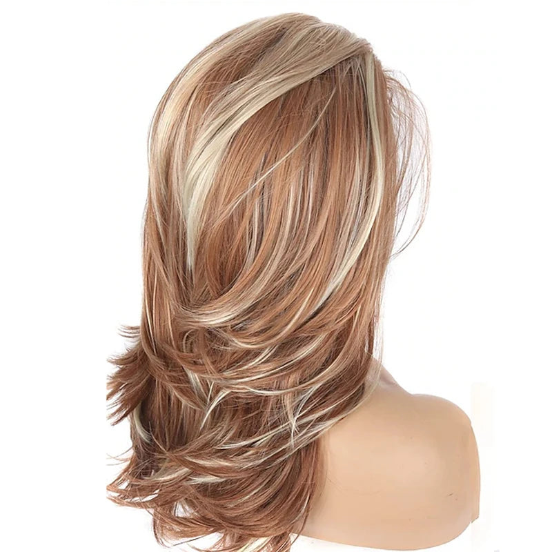 Long Blonde Layered Wig