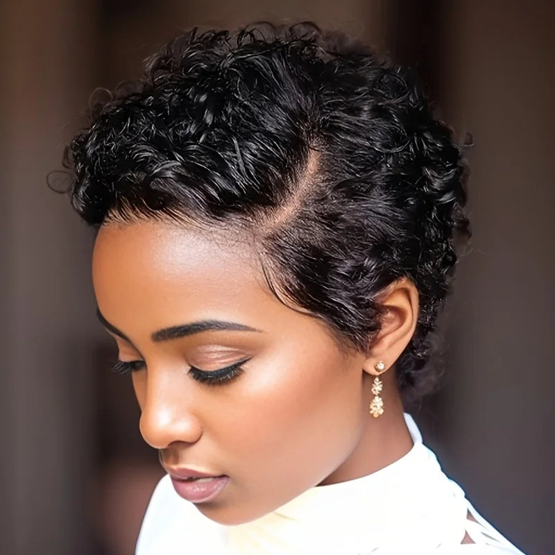 6" T-Part Pixie Wig