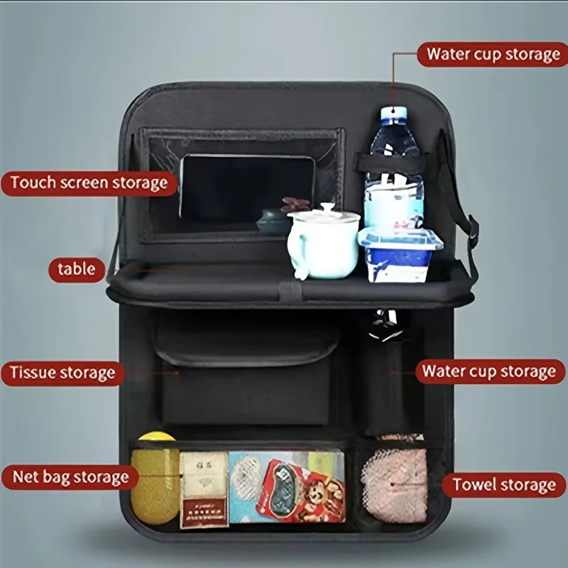 Multi-Pocket Car Seat Organizer