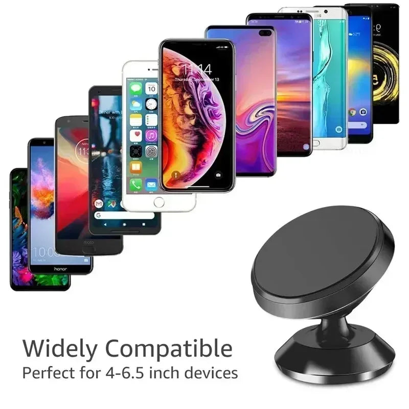 Support magnétique de téléphone portable pour voiture, support de tableau de bord pour smartphone, GPS, pour iPhone, Xiaomi, Samsung, LG