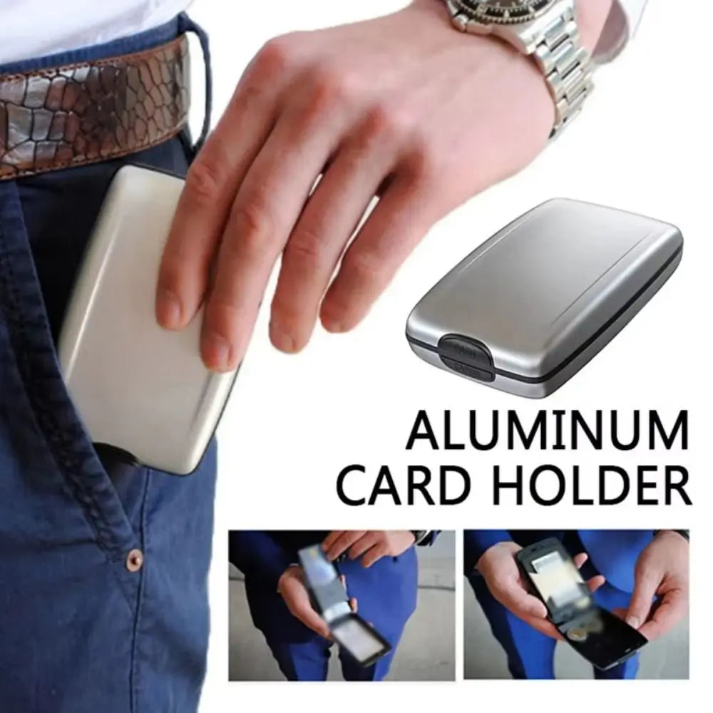 Large Capacity Credit Cards Holder Card Case Anti-Theft RFID Blocking Wallet Dust-proof Lightweight Airplane Ticket Protector
