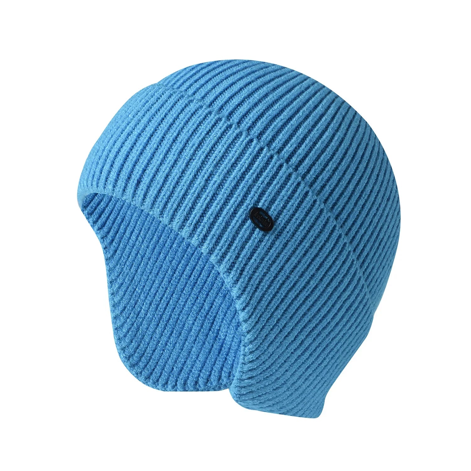 Gorro de invierno unisex de imitación de terciopelo de conejo para hombres y mujeres, gorro de punto de lana con orejeras, protección térmica para las orejas, gorro de ciclismo y esquí