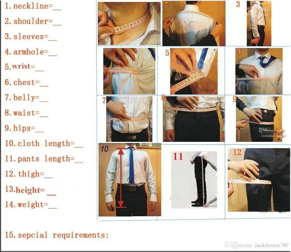 Luxury Wedding Suit For Fashion Men Beaded Slim Fit Groom Tuxedo Gentleman Party Suit 3 Pieces (Jacket+Pants+Vest)