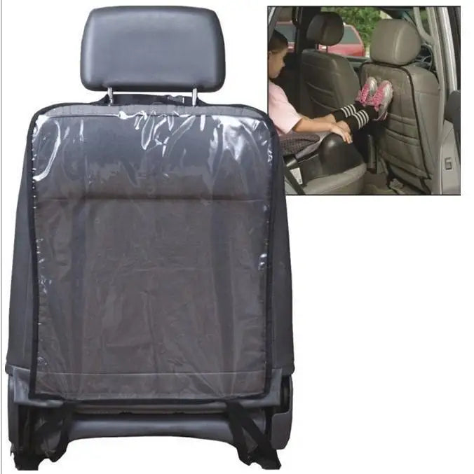 1PC Almohadilla antipedales para niños, protector de respaldo de asiento de coche, funda para niños, alfombrilla antipedales de dibujos animados para coche con bolsa, almohadilla antipedales impermeable