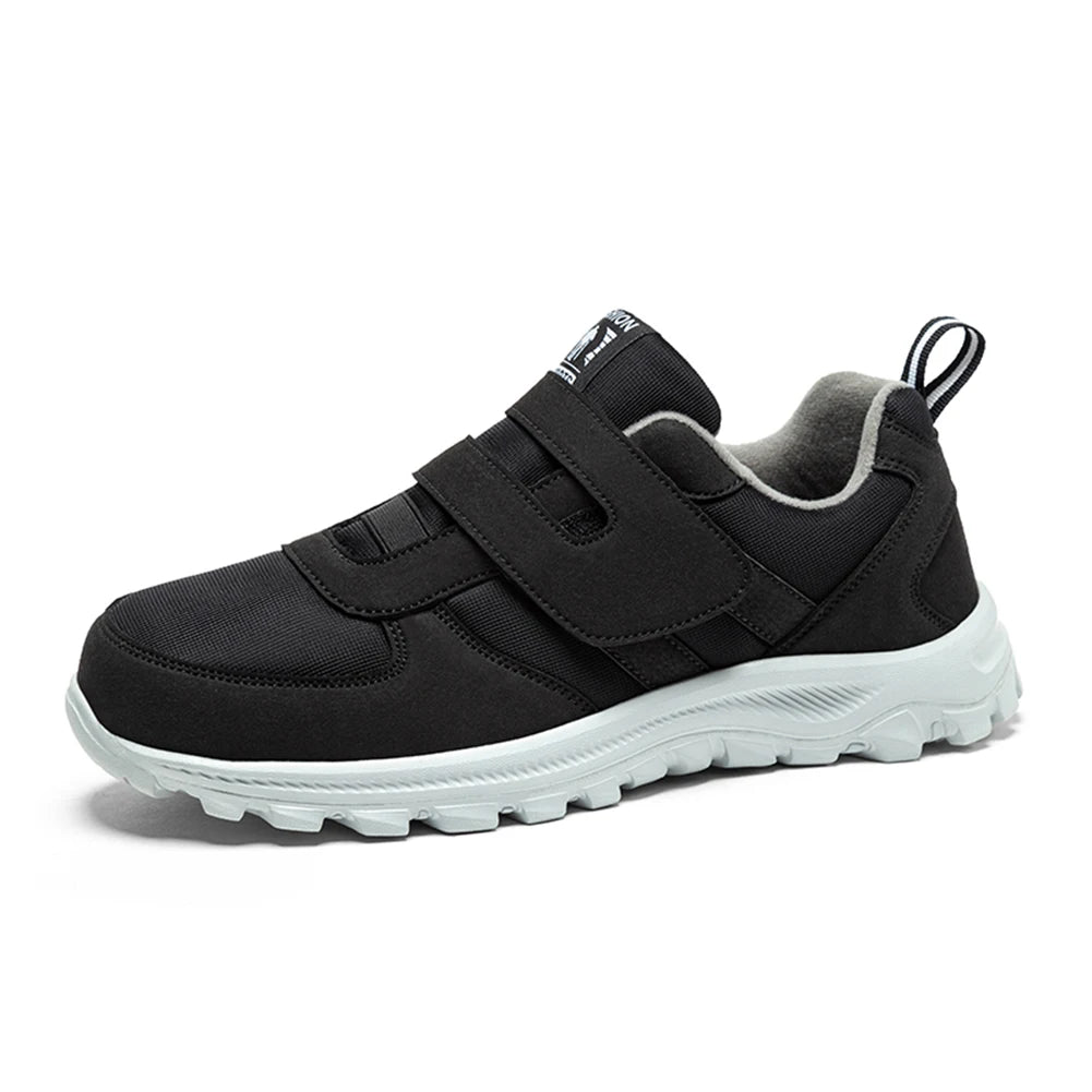 Diabetic Shoes Comfortable Swollen Feet Shoes Non Slip Hook Loop Sport Shoes Wide Tennis Shoes for Middle Aged and Elderly Men