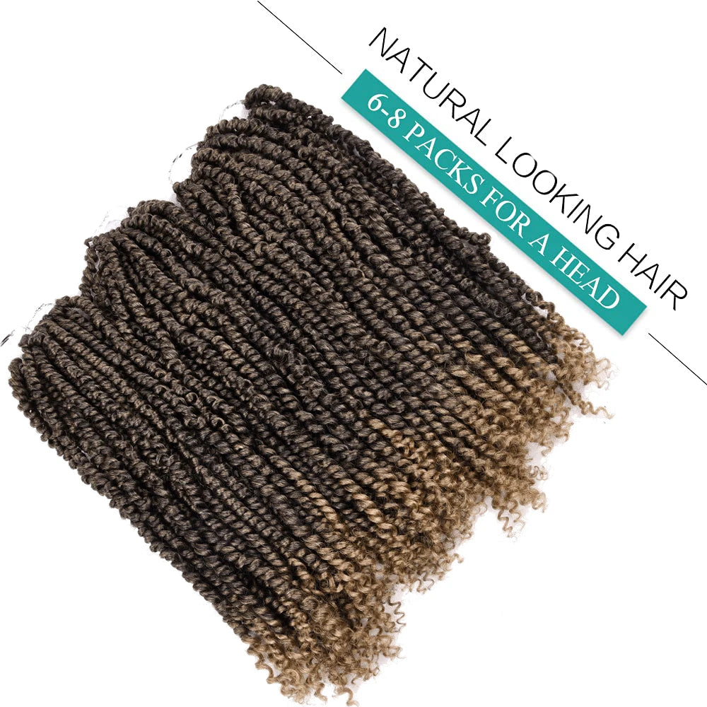 18 Inch Pre-twisted Passion Twist Crochet Hair for Black Women Crochet Braids 1 Pcs/Lot Pre-looped Synthetic Hair Extensions