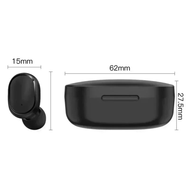 Auriculares inalámbricos Bluetooth E6S, auriculares Bluetooth TWS, audífonos inalámbricos con cancelación de ruido con micrófono