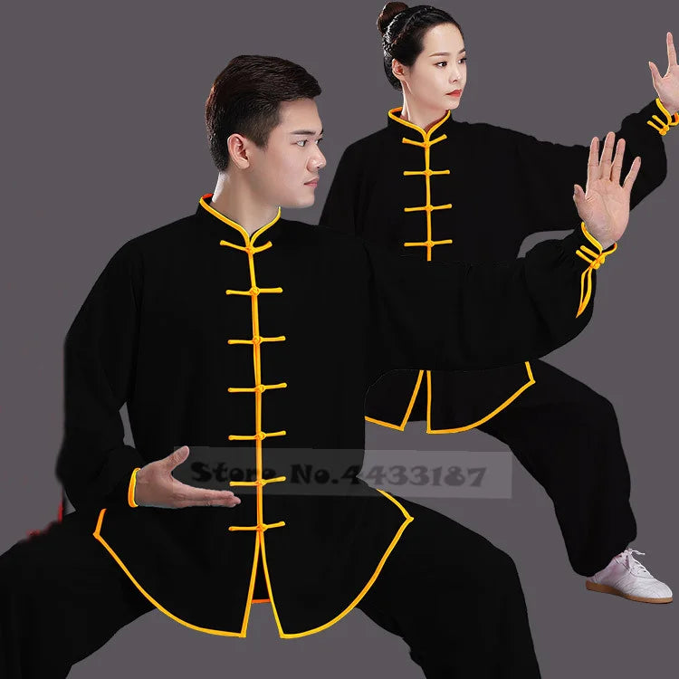 Traje Tang Holgado – Estilo Chino Relajado para Comodidad y Equilibrio