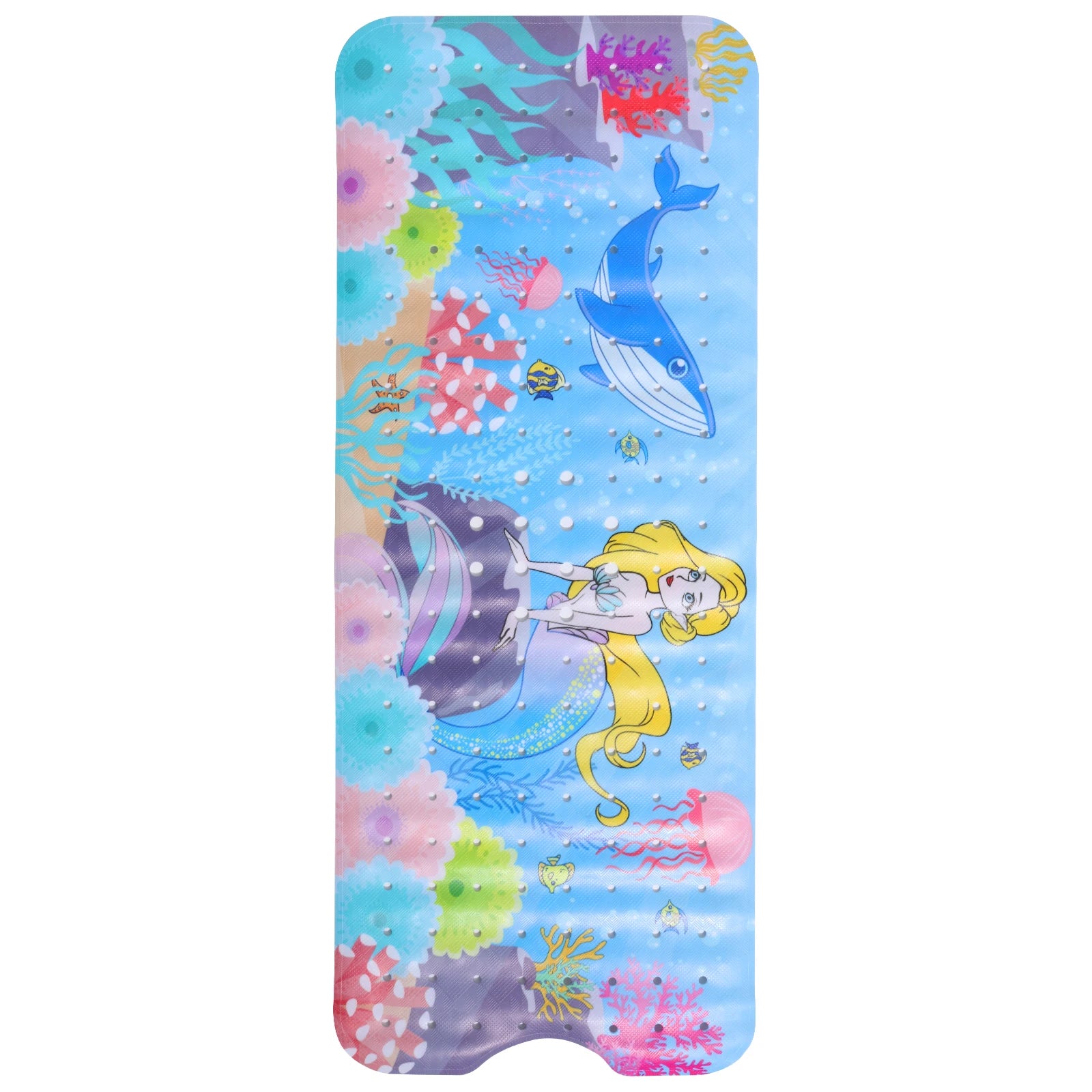 Large Cartoon Bath Mat Baby Kids Cute Sea World Anti-Slip Shower Bathtub Mats With Sucker Soft Massage Pad