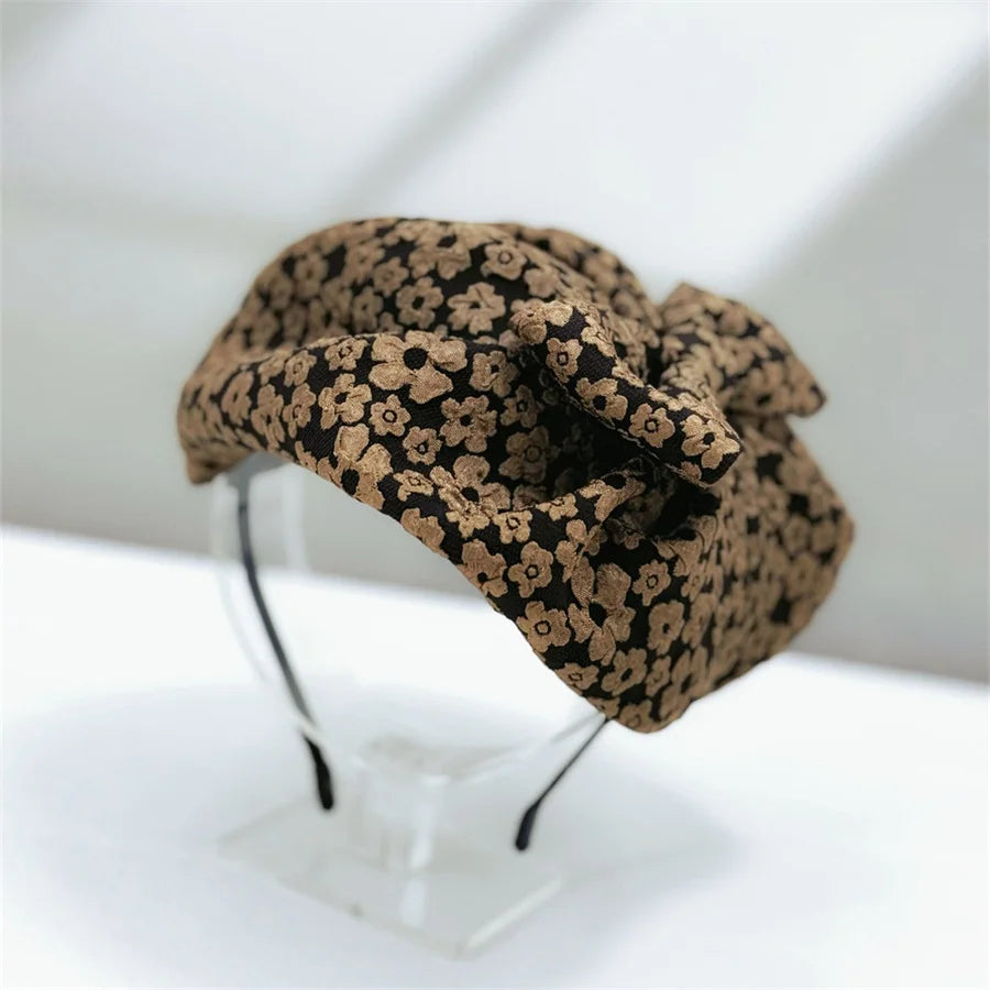 2025 Fashionable and Elegant Black Top Hat Hair Accessories Retro Women's Evening Headwear Bridal Headwear Headband Accessories