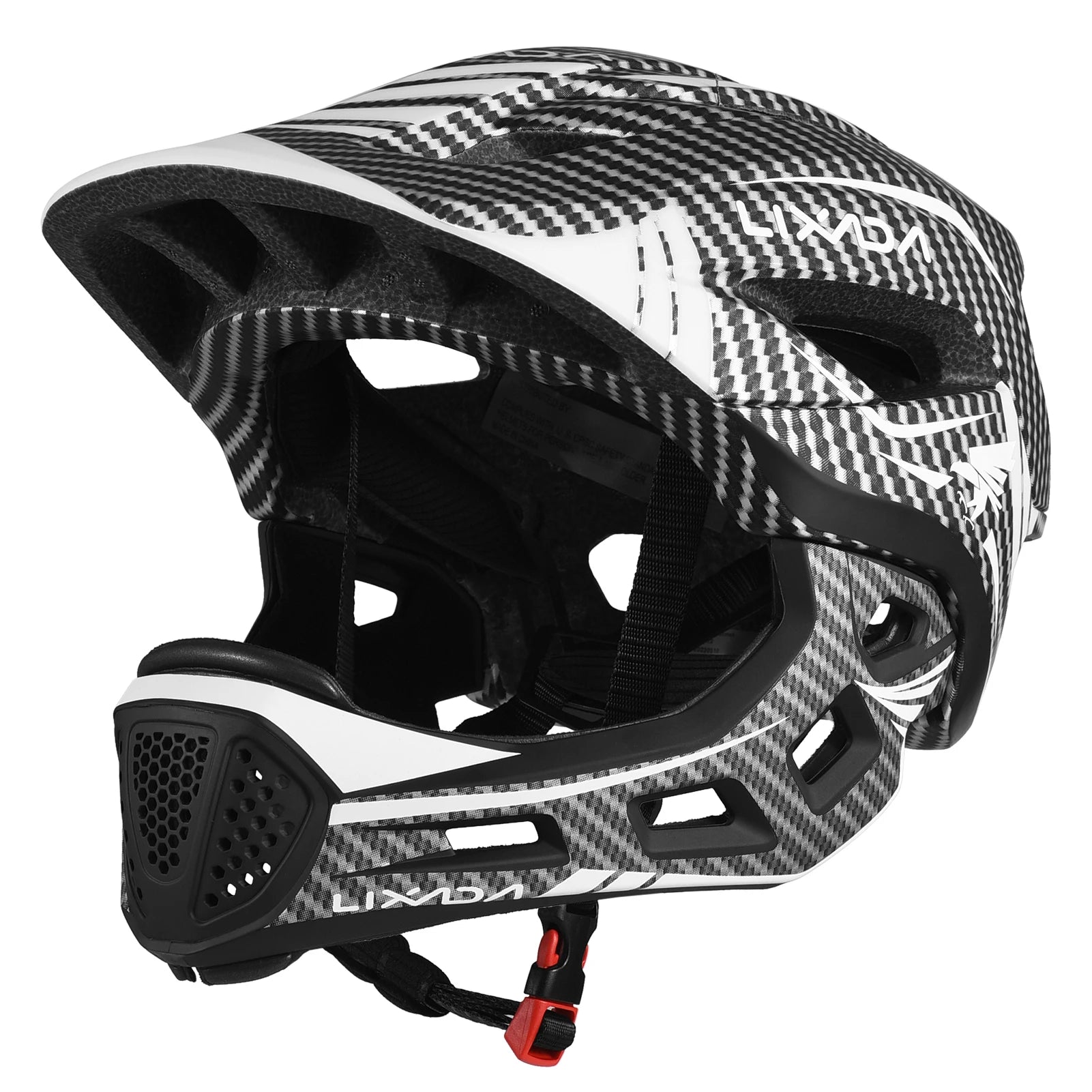 Kids Detachable Full Face Helmet Children Sports Safety Bike Helmet Protective Gear Cycling Skateboarding Roller Skating Scooter