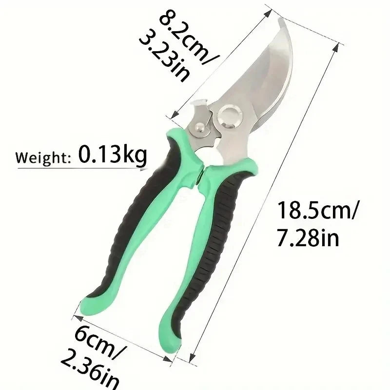 Gardening pruning shears - Professional sharp over-the-bridge pruning shears - Tree pruning tools - Manual pruning shears - Gard