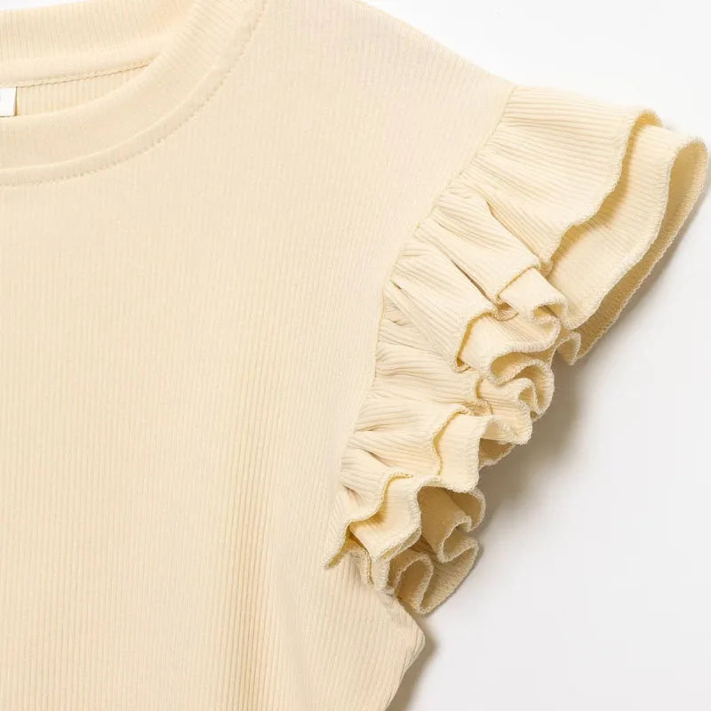 Top Women Summer Corset Woman Clothing Tank Crop Knitted Top Female Y2k Ruffled Sleeveless Cute Street Style Casual Women's Vest