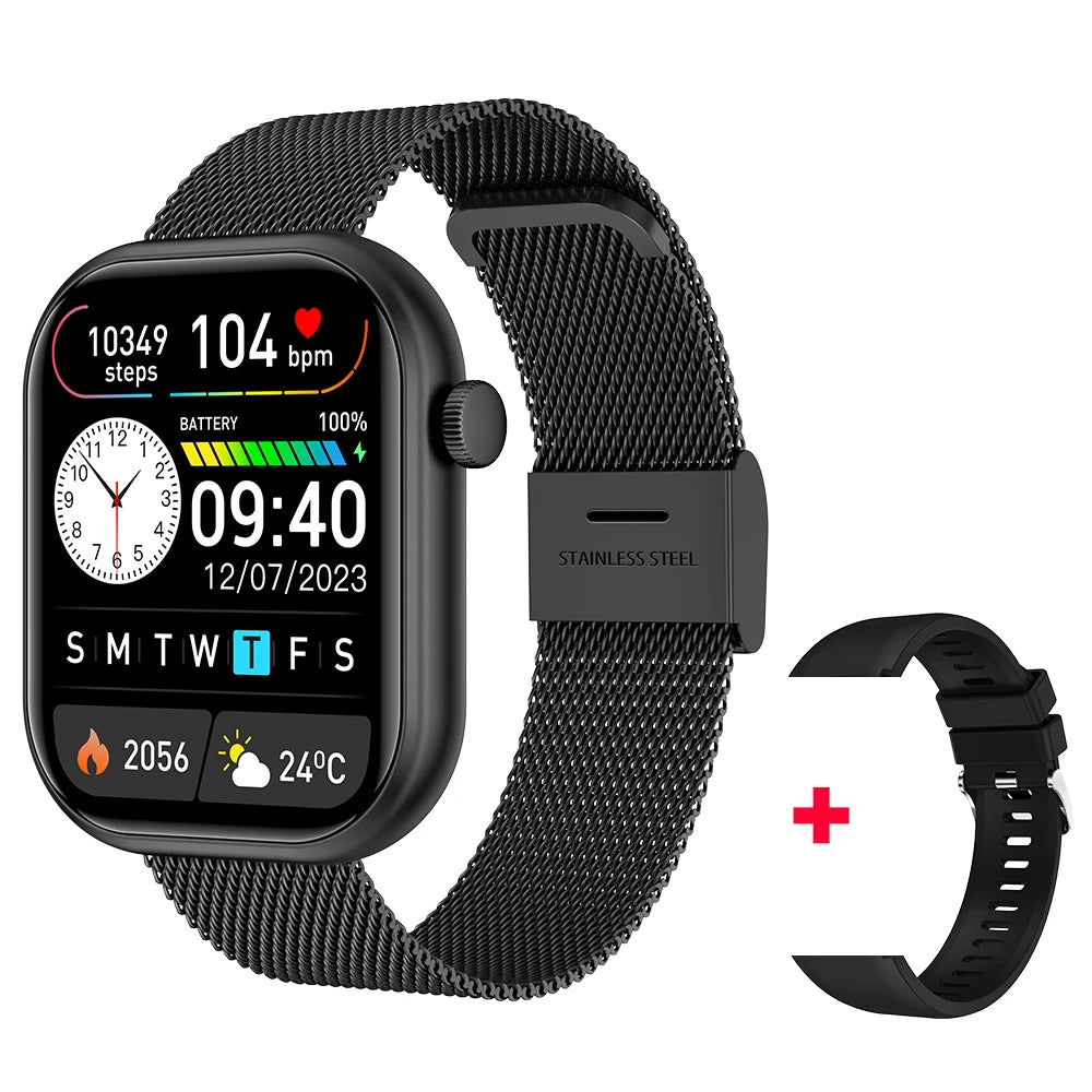 2025 New Smart Watch For Women Full Touch Screen Bluetooth Call Waterproof Sport Fitness Tracker Lady  Watches Smartwatch Men