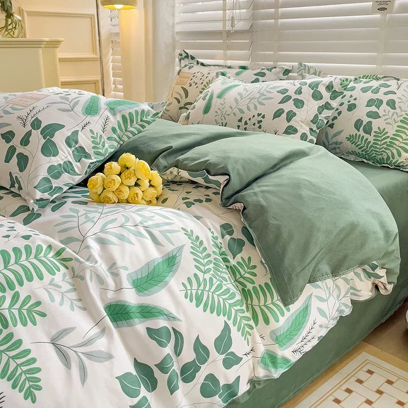 Juego de sábanas estilo dibujos animados para niños, juego de cama con estampado de conejo, transpirable, duradero, постельное белье 이불세트, juego de cama Queen/King