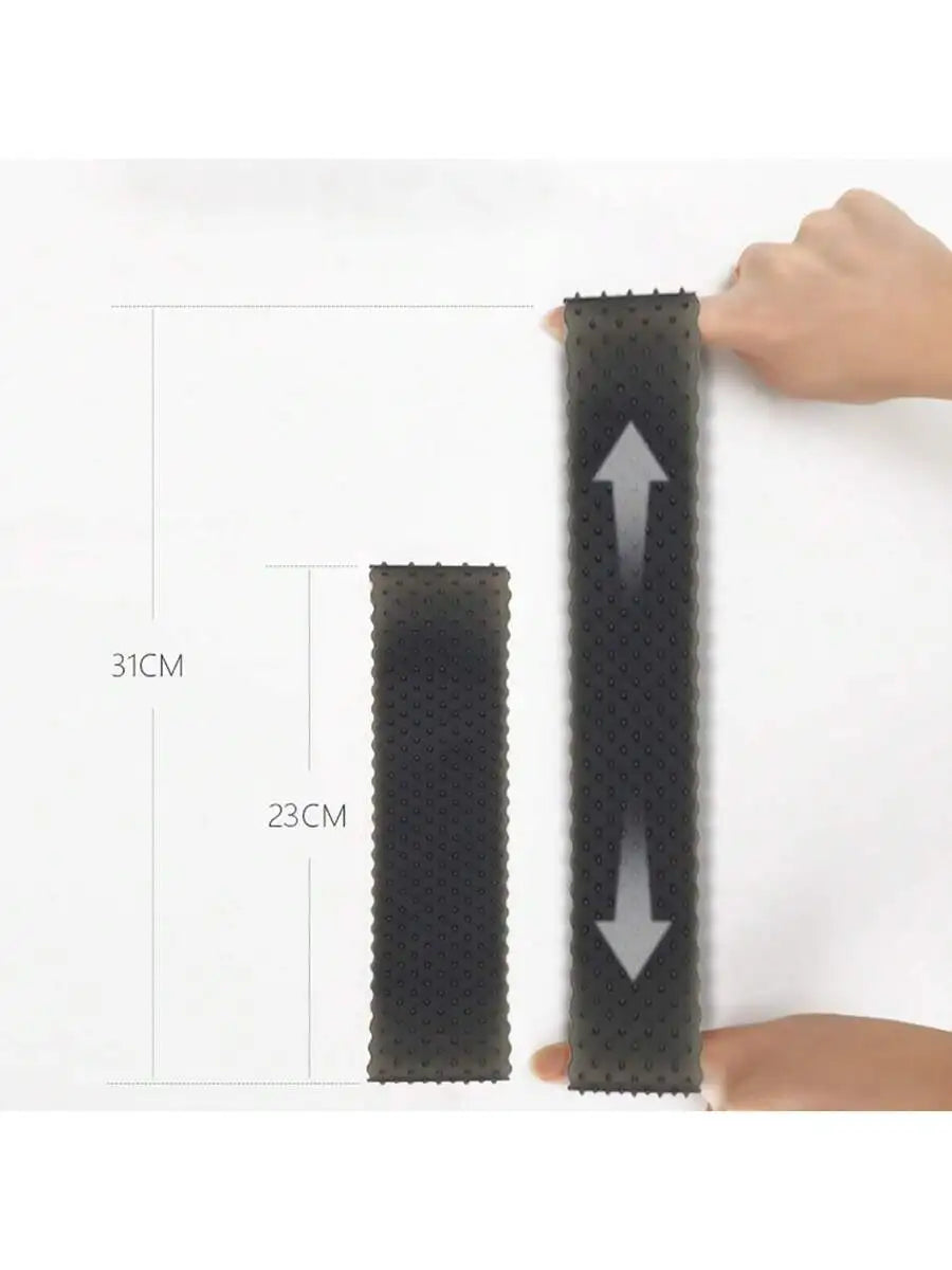 Two-Sided Silicone Wig Band Featuring Short Drop Inside And Long Drop Outside For Superior Non-Slip Hold