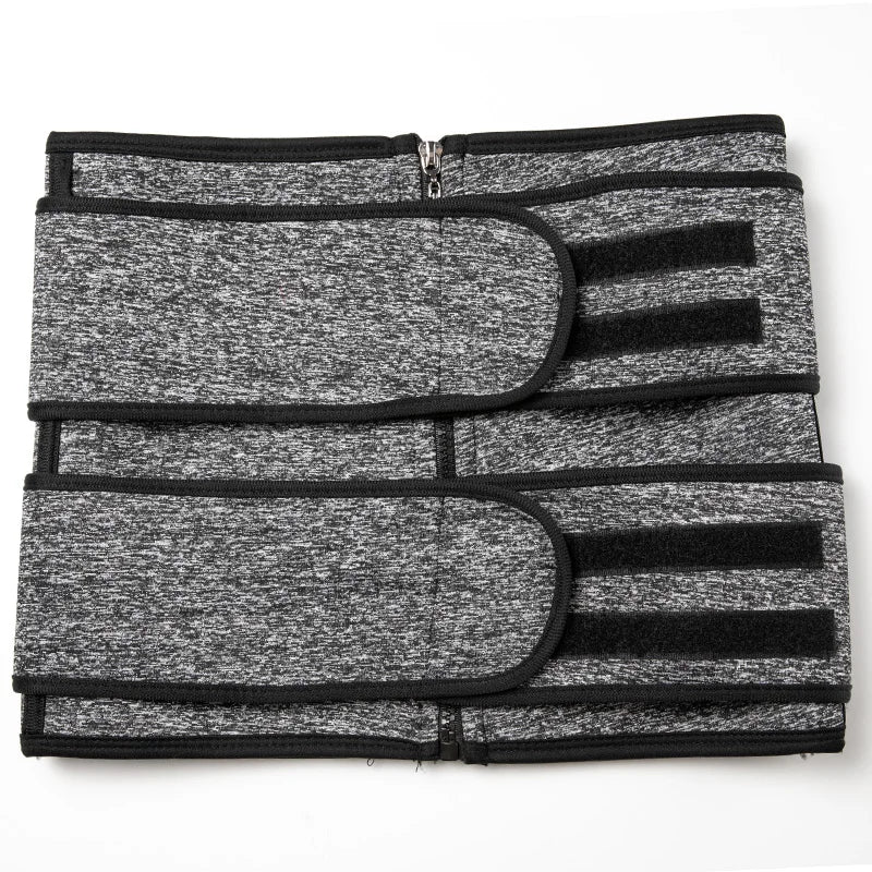 Women Waist Trimmer Tripple Belts Body Shaper Trainer Shapewear Girdle Tummy Control Slimming Fat Burning Postpartum Sheath Belt