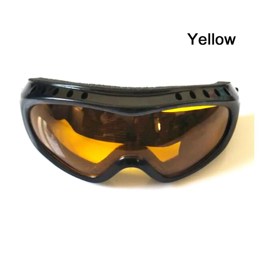 Gafas de esquí unisex para niños, invierno, a prueba de viento, a prueba de polvo, gafas para niños, marco de lente protectora para snowboard, moto, ciclismo