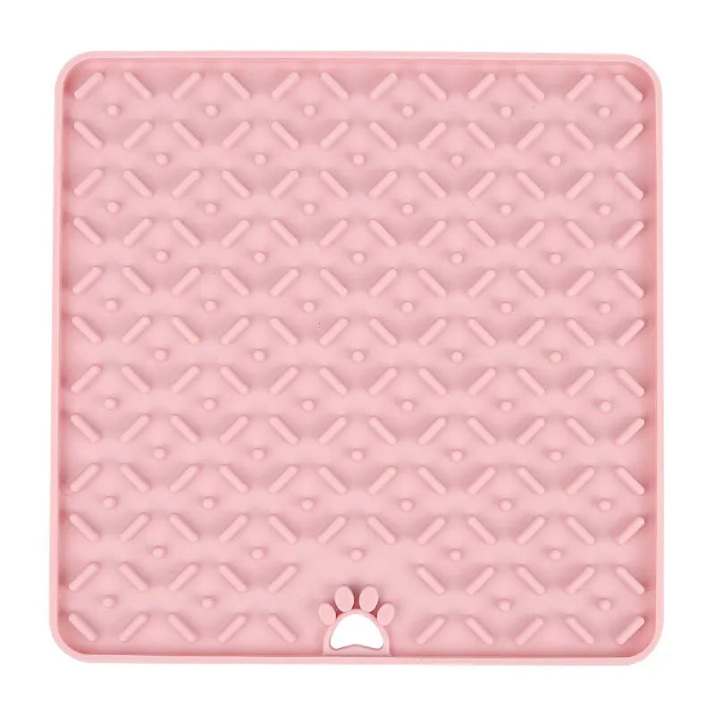 Pet Placemat Silicone Pets Eating Slowly Food Pad Cat Slow Feeding Mat Dog Lick Mats  Cats Dogs Feeding Supplies