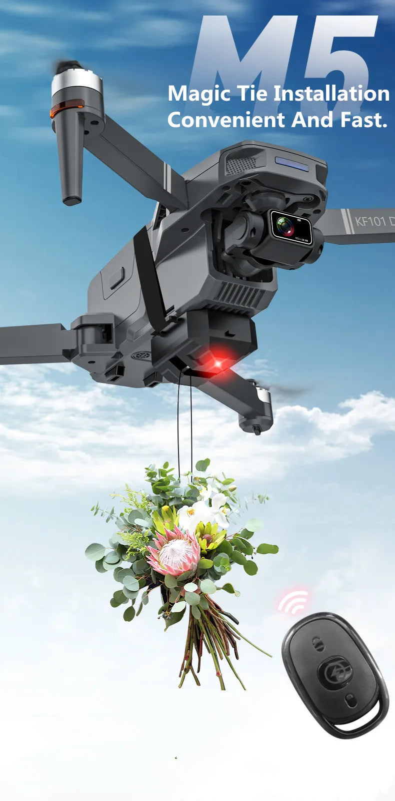 Sistema de lanzamiento de drones para DJI Mini 3 Pro/Mini 3/ Mini 2 SE/Mavic 2/2S /Phantom 3 4/4 Pro para escenas de boda, cebo de pesca, rescate