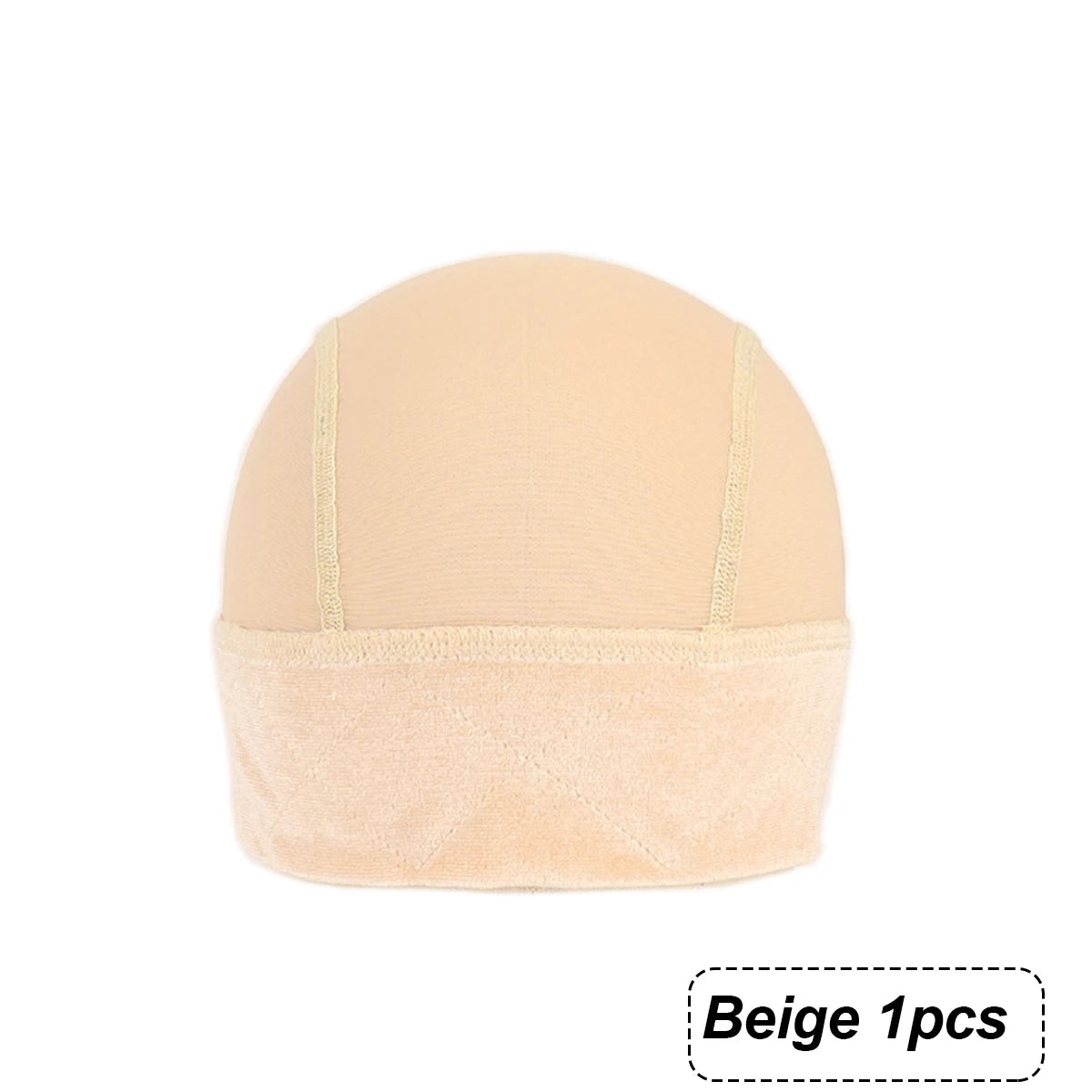 Gorro con agarre negro para pelucas, 1 unidad, banda de agarre de terciopelo ajustable con gorro para mujer, gorros cómodos y ventilados para pelucas