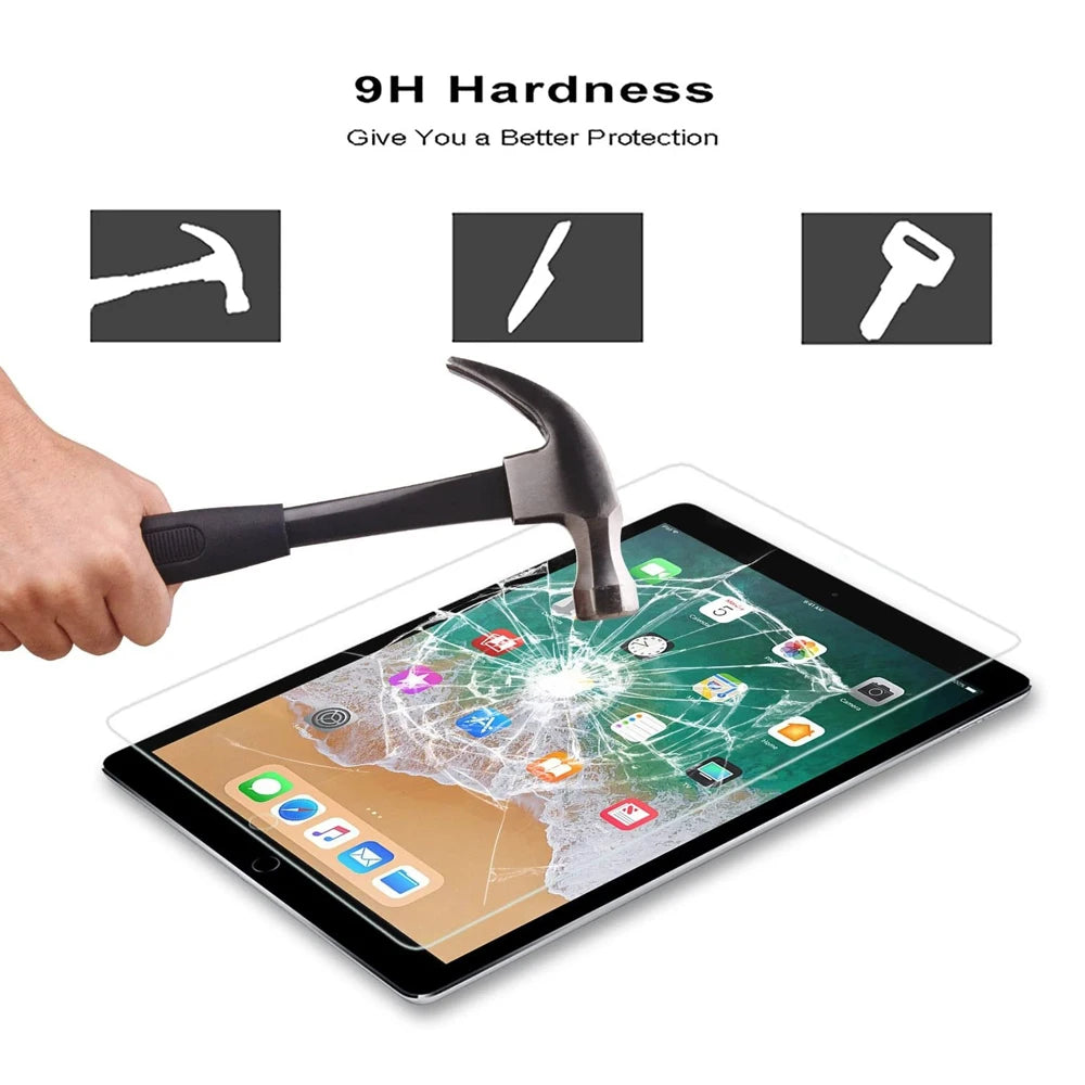 2PCS Screen Protector For iPad 9.7'' 2017 2018 5th 6th A1822 A1823 A1893 A1954 Protective Film Anti Scratch Clear Tempered Glass