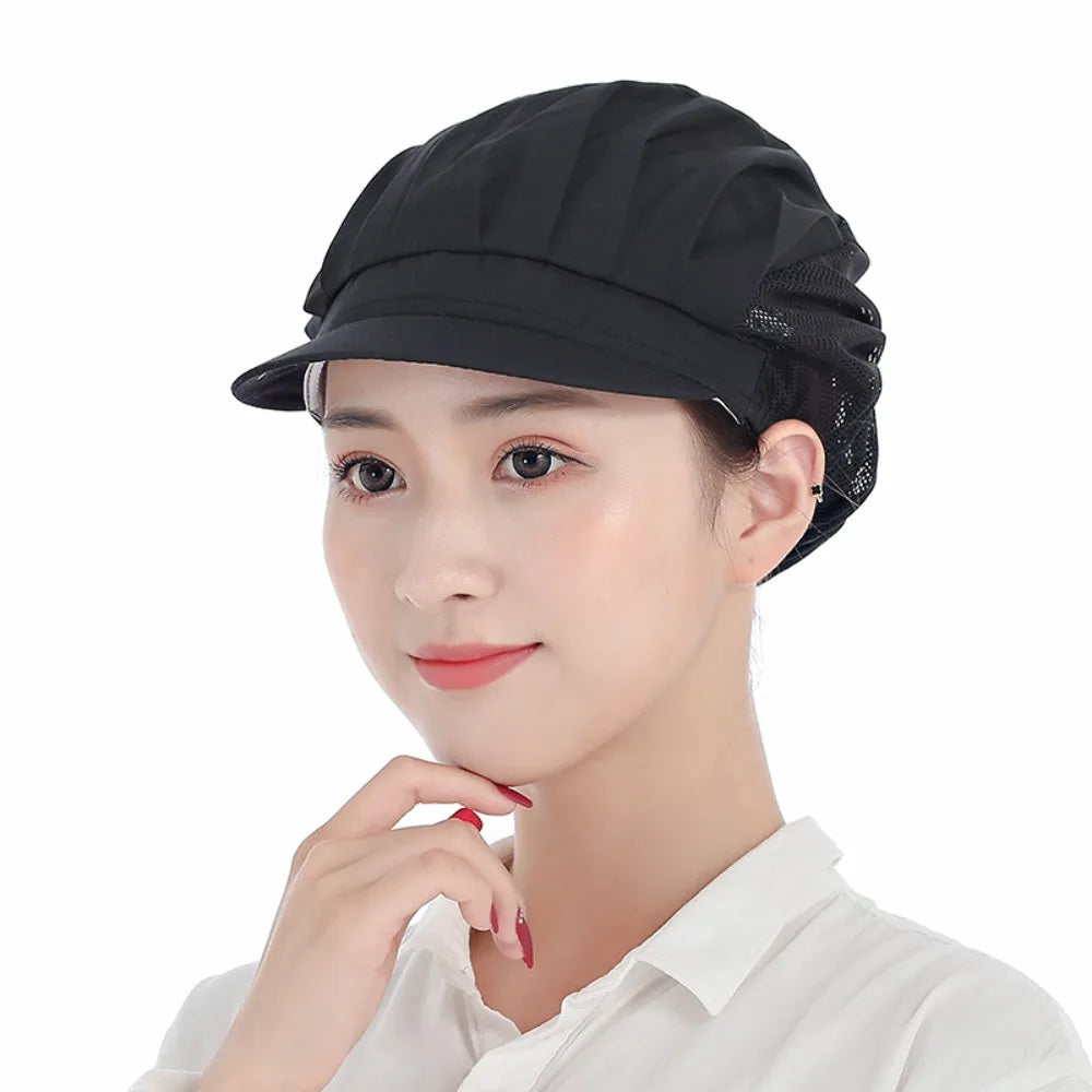 Chic Cloth Work Hat Work Wear Smoke-proof Dust Dustproof Hat Breathable Hotel Cook Cap Hotel Restaurants